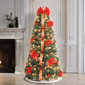 Puleo International 6ft. Pre-Lit Pop-Up Adorned Christmas Tree - image 3
