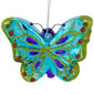 Northlight 4.5in. Blue & Pink Butterfly Glass Christmas Ornament - image 4