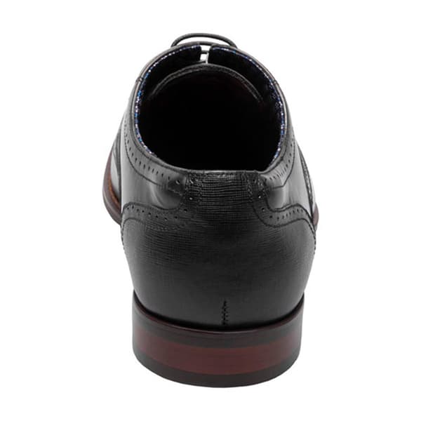 Mens Stacy Adams Kaine Wingtip Oxfords - Black