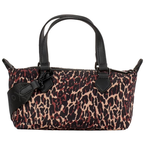 Betsey Johnson Leopard Nylon Crossbody