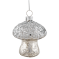 Northlight Sequined Mercury Glass Mushroom Christmas Ornament - image 3