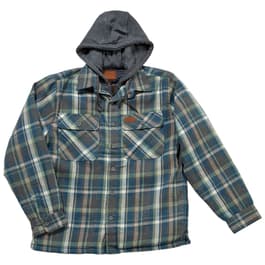 Mountain ridge flannel online hooded jacket