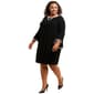 Plus Size MSK Bell Sleeve Piped Trim Shift Dress - image 4