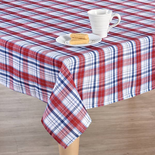 American Plaid Tablecloth - image 