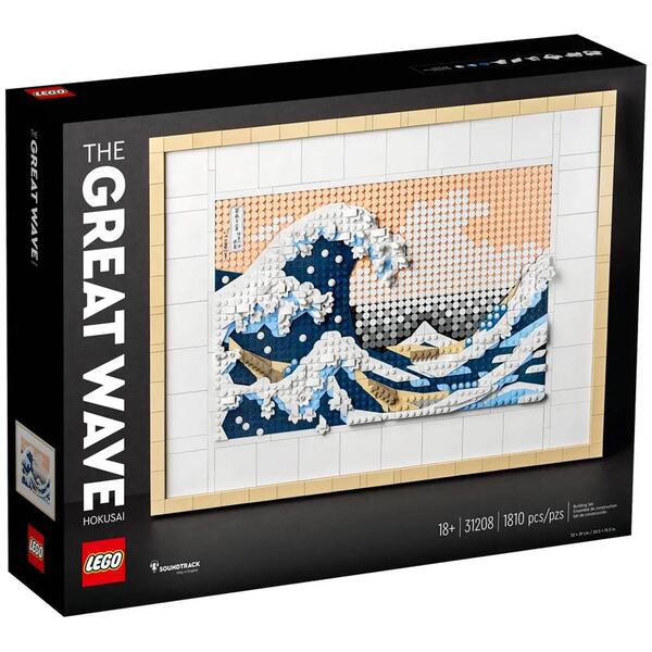 LEGO&#40;R&#41; Art Hokusai  The Great Wave Building Kit - image 