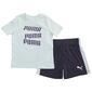 Baby Boy &#40;12-24M&#41; Puma&#40;R&#41; Logo Cotton Jersey Tee & Shorts Set - image 1