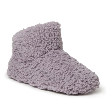 Womens Dearfoams® Fluffy Pile Bootie Slippers - Boscov's