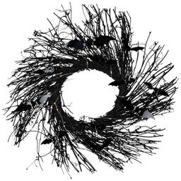 Northlight Seasonal 22in. Halloween Twig Wreath w/ Bats