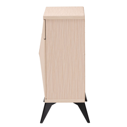 Baxton Studio Draper Mid-Century Modern 2-Door Buffet Cabinet