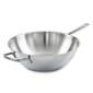 BergHOFF Helix Stainless Steel 12in. Wok Pan w/ Glass Lid - image 1