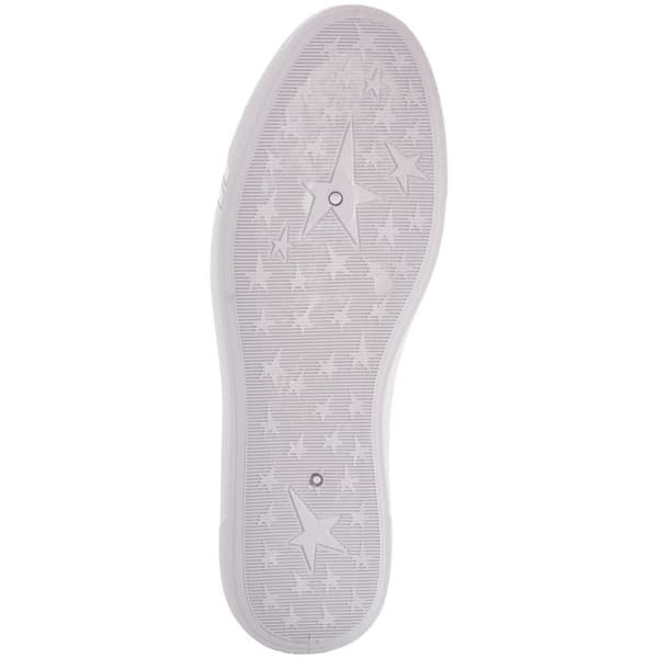 Womens Ashley Blue Solid Canvas Slip On Flats
