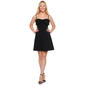 Juniors Emerald Sundae Bow Front Skater Dress - image 1