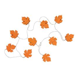 Northlight Seasonal 10ct. Orange LED Maple Leaf Fairy Lights
