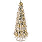 National Tree 60in. Snowy Down Swept Pre-Lit Forest Tree - image 1