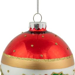 Northlight Seasonal Glittered Ball Christmas Ornaments - Set of 2