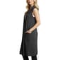 Petite NY Collection Sleeveless Solid Cardigan with Pockets - image 2