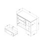 South Shore Balka 3-Drawer Dresser With Baskets - image 4