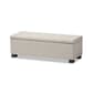 Baxton Studio Roanoke Upholstered Storage Ottoman Bench - image 3