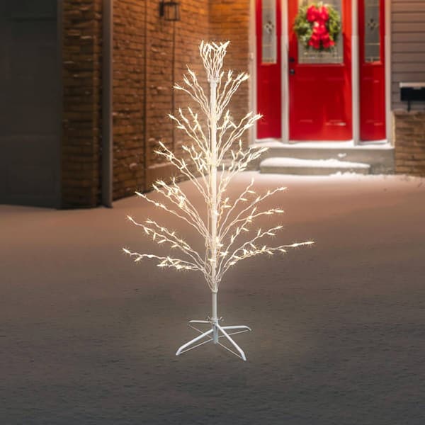 Northlight Seasonal 4ft. Lighted Christmas Cascade Twig Tree
