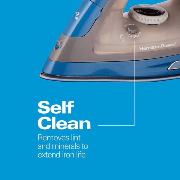 Hamilton Beach&#174; Durathon Nonstick Soleplate Full Size Iron