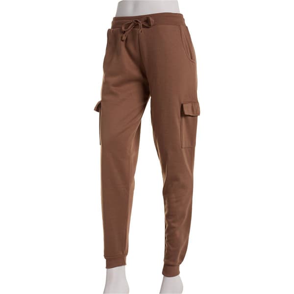 Juniors Green Goddess Fleece Cargo Joggers