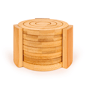 BergHOFF Bamboo 7pc. Circular Coaster Set - image 3