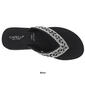 Womens Capelli New York Rhinestone Flip Flops - image 3