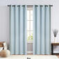 Sunshield Linen Blend 100% Blackout Grommet Curtains - image 2