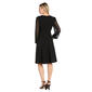 Womens R&M Richards Long Sheer Sleeve A-Line Dress - image 2