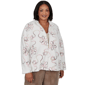 Plus Size Alfred Dunner Sunset Ridge Floral Sherpa Jacket - image 1