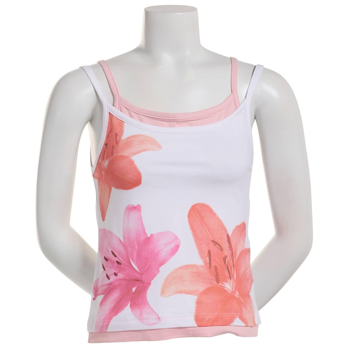 Juniors Attitude Not Included Lily Two in One Tank Top