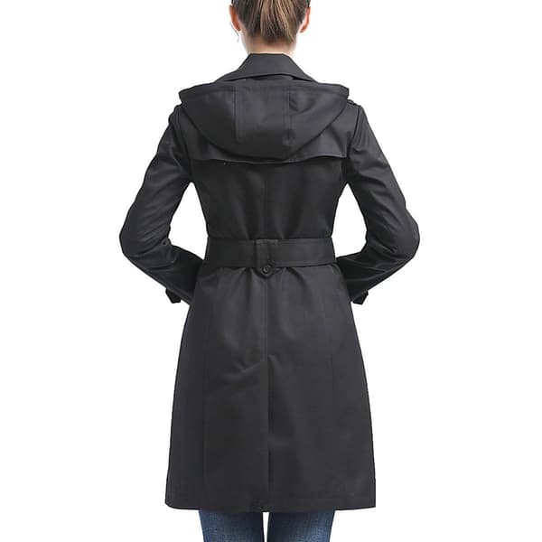 Womens BGSD Waterproof Adjustable Hooded Trench Coat