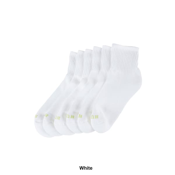 Womens HUE® 6pk. Quarter Socks Boscov's