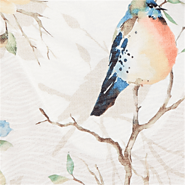 Womens Alfred Dunner Out Of The Blue Floral Birds V Neck Tee
