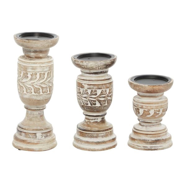 9th & Pike&#174; Weathered Candle Holder - Set of 3