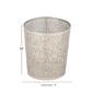 9th & Pike&#174; Glam Style Metallic Waste Basket - image 6