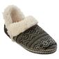 Womens MUK LUKS&#40;R&#41; Magdalena Ruched Slippers - Black/White - image 1