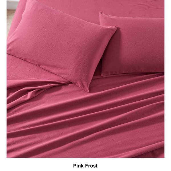 Freshfolds Turkish Cotton Flannel Solid 4pc. Sheet Set