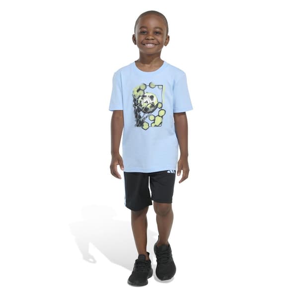 Boys &#40;4-7&#41; adidas&#40;R&#41; Cotton Tee & Shorts Set - image 