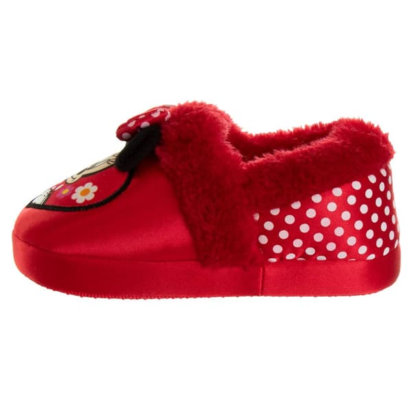 Little Girls Disney Minnie Mouse Dots Slippers