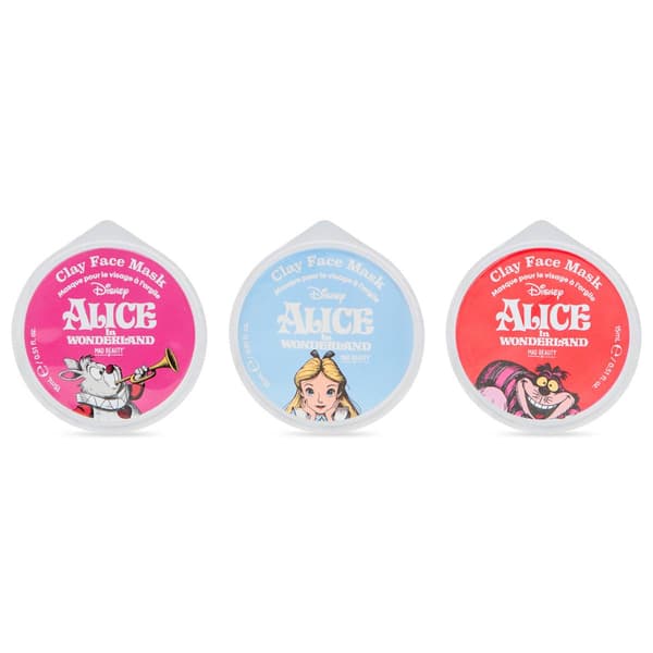 Mad Beauty Alice in Wonderland Clay Face Masks Trio