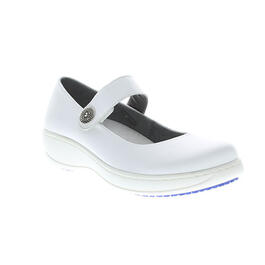 Womens Spring Step Professional Wisteria Mary Jane Shoes - White