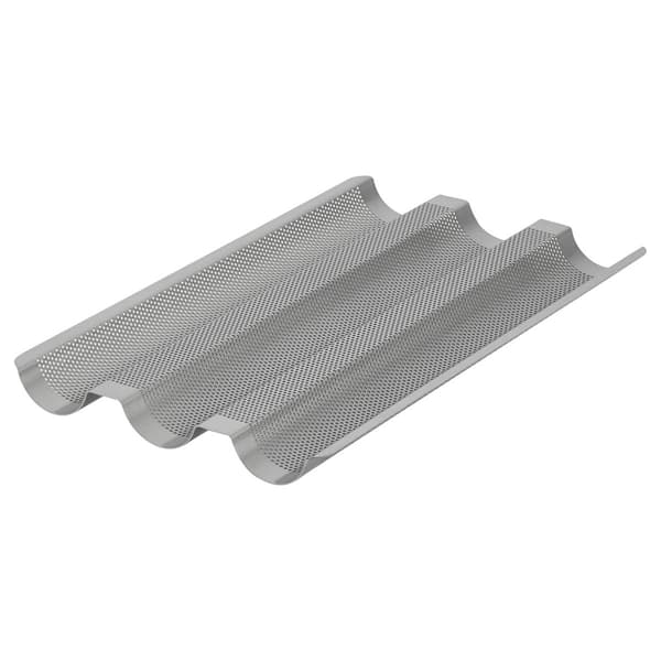 Anolon&#40;R&#41; Advanced Bakeware Three Channel Nonstick Baguette Tray - image 