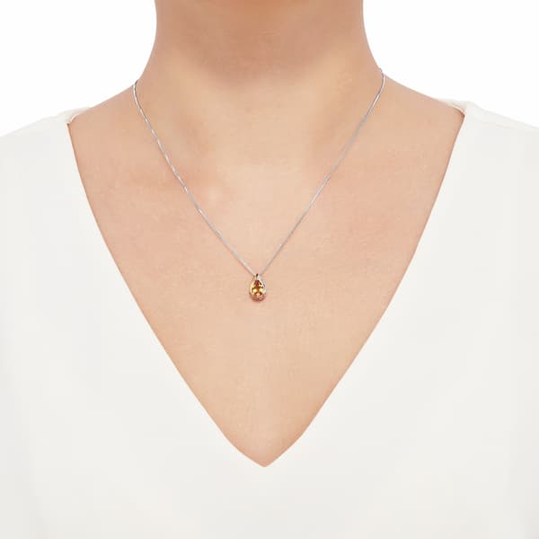 Gemstone Classics&#8482; Sterling Silver 10kt. Citrine Necklace