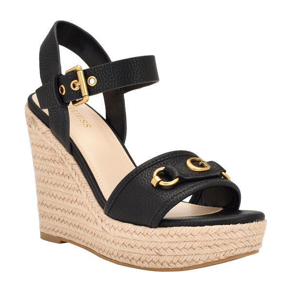 Womens Guess Hisley Espadrille Wedge Sandals - image 