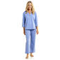 Womens Carole Hochman 3/4 Sleeve Geo Pajama Set - image 1