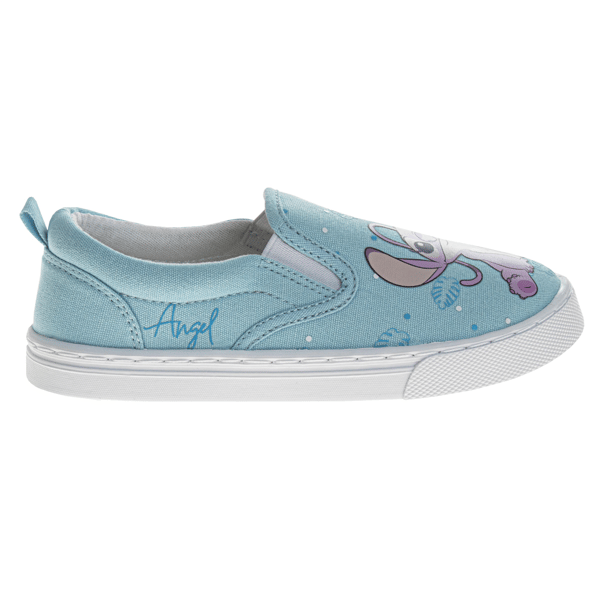 Big Kids Disney™ Stitch Kids Lace Up Low Top Canvas Sneakers