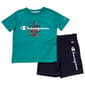 Boys &#40;4-7&#41; Champion&#40;R&#41; Graphic Tee & Signature Short Set - image 1