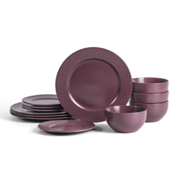 Stone Lain Topaz 12pc. Stoneware Dinnerware Set
