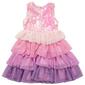 Girls &#40;4-6x&#41; Rare Too! Sequin Mesh Tiered Dress - image 2